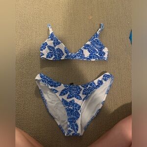 Triangl velvet bikini top size small bottoms are medium
